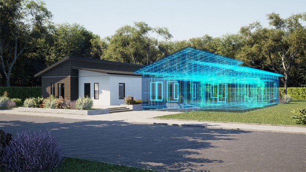 A gyár, ahol 45 perc alatt készül el egy lakóház 